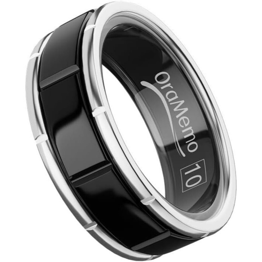 OraMemo Smart Ring 1.0 for Men/Women, No Subsripition Fee, 7-8 Days Battery Life